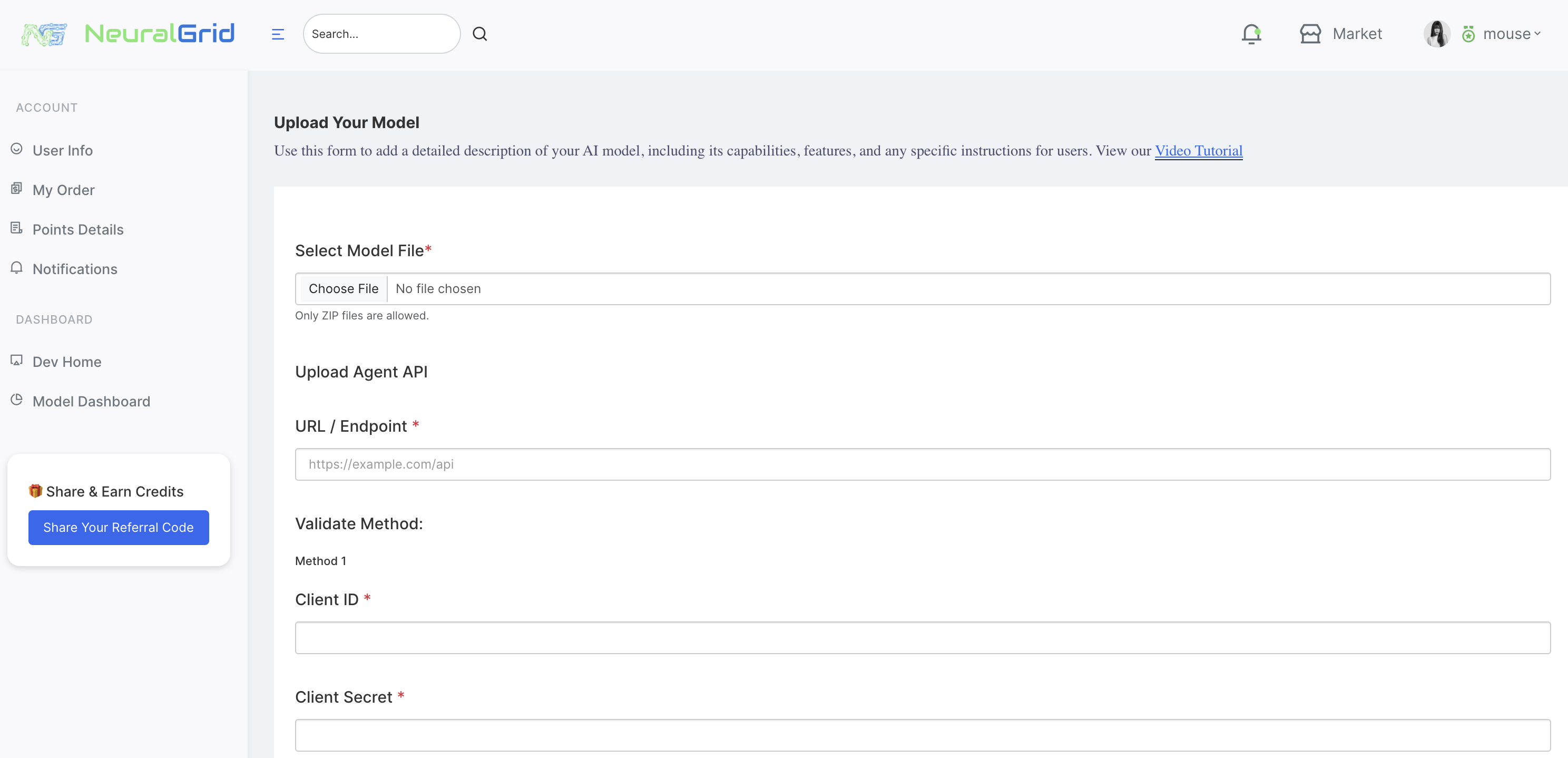 NeuralGrid Developer Homepage